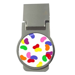 Seed Beans Color Rainbow Money Clips (round) 