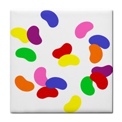 Seed Beans Color Rainbow Face Towel by Mariart