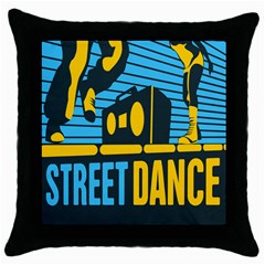 Street Dance R&b Music Throw Pillow Case (black)