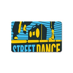 Street Dance R&b Music Magnet (name Card) by Mariart