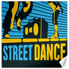 Street Dance R&b Music Canvas 16  X 16   by Mariart