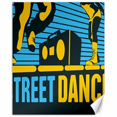 Street Dance R&b Music Canvas 16  X 20  