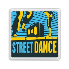 Street Dance R&b Music Memory Card Reader (square)  by Mariart