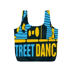 Street Dance R&b Music Full Print Recycle Bags (s)  by Mariart