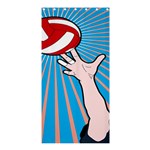 Volly Ball Sport Game Player Shower Curtain 36  x 72  (Stall)  Curtain(36 X72 ) - 33.26 x66.24  Curtain(36 X72 )