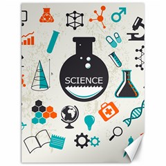 Science Chemistry Physics Canvas 12  X 16   by Mariart