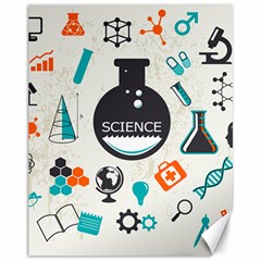 Science Chemistry Physics Canvas 11  X 14   by Mariart