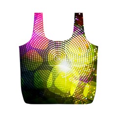 Plaid Star Light Color Rainbow Yellow Purple Pink Gold Blue Full Print Recycle Bags (m)  by Mariart