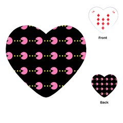 Wallpaper Pacman Texture Bright Surface Playing Cards (heart) 