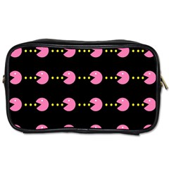 Wallpaper Pacman Texture Bright Surface Toiletries Bags