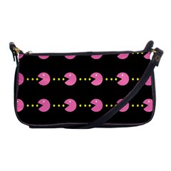 Wallpaper Pacman Texture Bright Surface Shoulder Clutch Bags