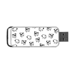 Pug Dog Pattern Portable Usb Flash (two Sides)