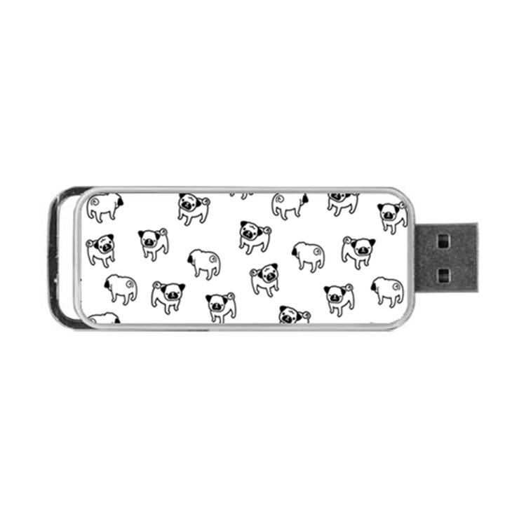 Pug dog pattern Portable USB Flash (Two Sides)