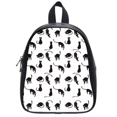 Black Cats Pattern School Bags (small) 