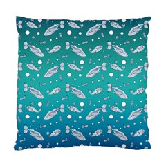 Under The Sea Paisley Standard Cushion Case (two Sides) by emilyzragz