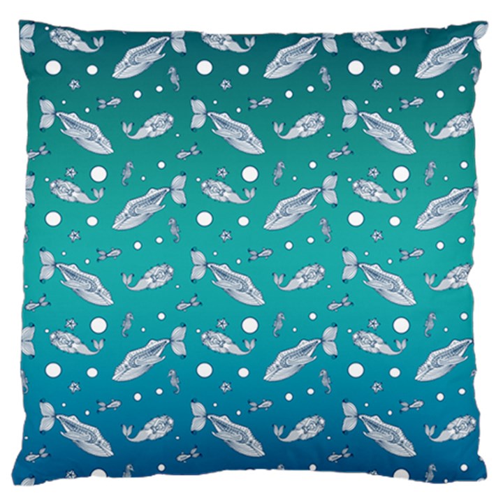 Under The Sea Paisley Large Cushion Case (Two Sides)