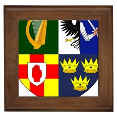 Arms of Four Provinces of Ireland  Framed Tiles