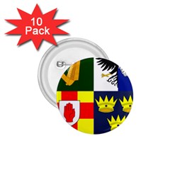 Arms of Four Provinces of Ireland  1.75  Buttons (10 pack)