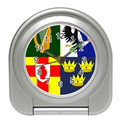 Arms of Four Provinces of Ireland  Travel Alarm Clocks