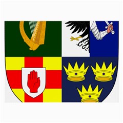 Arms of Four Provinces of Ireland  Large Glasses Cloth (2-Side)