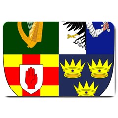 Arms of Four Provinces of Ireland  Large Doormat 