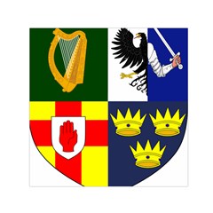 Arms Of Four Provinces Of Ireland  Small Satin Scarf (square) by abbeyz71