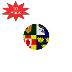 Arms Of Four Provinces Of Ireland  1  Mini Buttons (10 Pack)  by abbeyz71