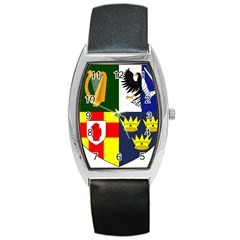 Arms Of Four Provinces Of Ireland  Barrel Style Metal Watch by abbeyz71