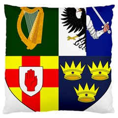 Arms Of Four Provinces Of Ireland  Standard Flano Cushion Case (two Sides) by abbeyz71