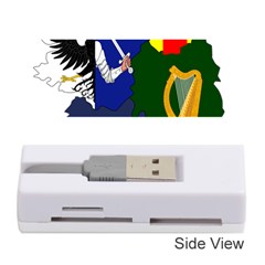 Flag Map Of Provinces Of Ireland  Memory Card Reader (stick)  by abbeyz71