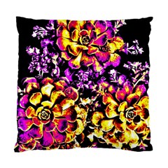 Purple Yellow Flower Plant Standard Cushion Case (Two Sides)