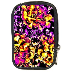 Purple Yellow Flower Plant Compact Camera Cases