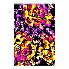 Purple Yellow Flower Plant Shower Curtain 48  x 72  (Small) 