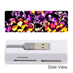 Purple Yellow Flower Plant Memory Card Reader (Stick) 