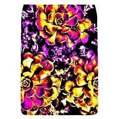 Purple Yellow Flower Plant Flap Covers (S) 