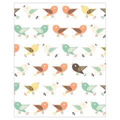 Assorted Birds Pattern Drawstring Bag (small) by linceazul