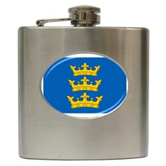 Banner Of Lordship Of Ireland (1177-1542) Hip Flask (6 Oz) by abbeyz71