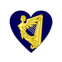 Royal Standard Of Ireland (1542-1801) Heart Magnet by abbeyz71