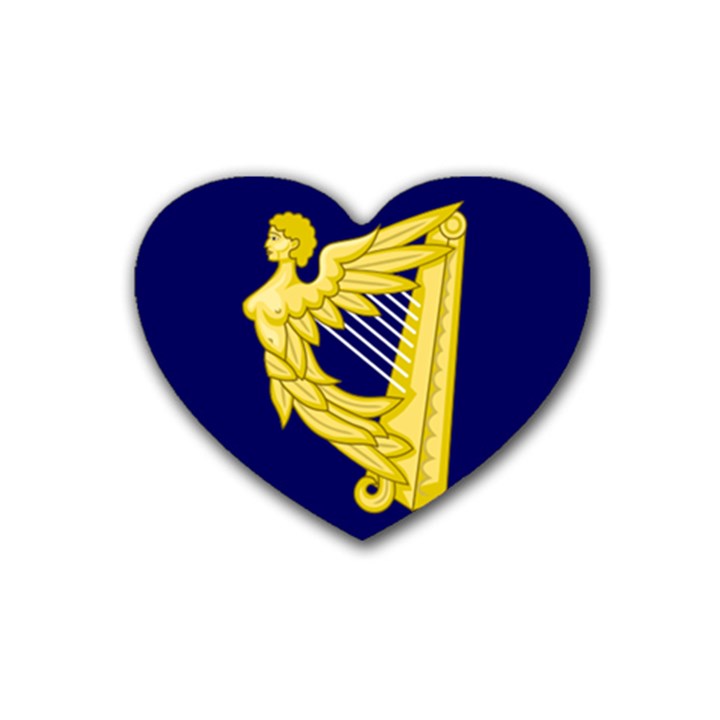 Royal Standard of Ireland (1542-1801) Heart Coaster (4 pack) 