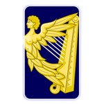 Royal Standard of Ireland (1542-1801) Memory Card Reader Front