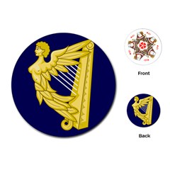 Royal Standard Of Ireland (1542-1801) Playing Cards (round)  by abbeyz71