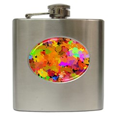 Colorful Shapes             Hip Flask (6 Oz)