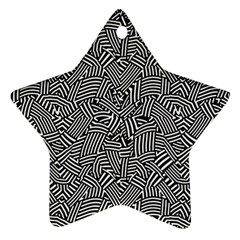 Modern Intricate Optical Ornament (star) by dflcprints