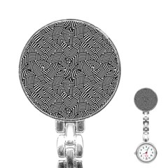 Modern Intricate Optical Stainless Steel Nurses Watch by dflcprints