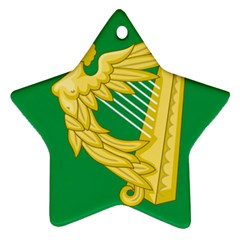 The Green Harp Flag Of Ireland (1642-1916) Ornament (star) by abbeyz71