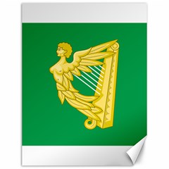The Green Harp Flag Of Ireland (1642-1916) Canvas 12  X 16  