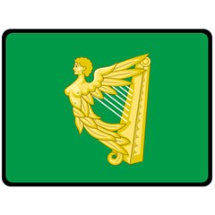 The Green Harp Flag Of Ireland (1642-1916) Fleece Blanket (large)  by abbeyz71