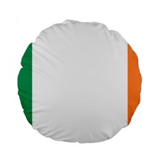 Flag Of Ireland  Standard 15  Premium Round Cushions by abbeyz71