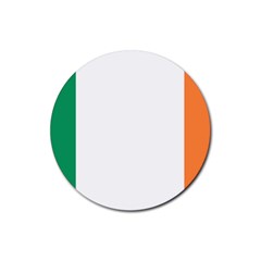 Flag Of Ireland  Rubber Round Coaster (4 Pack)  by abbeyz71