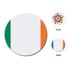 Flag Of Ireland  Playing Cards (round)  by abbeyz71